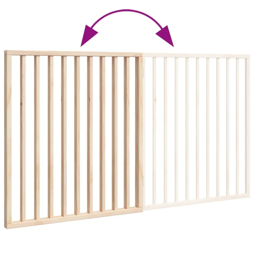 Foldable Dog Gate 2 Panels for Home Use