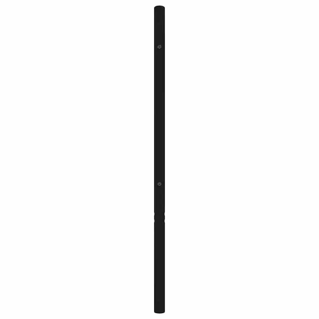 90 cm Black Metal Headboard for Beds