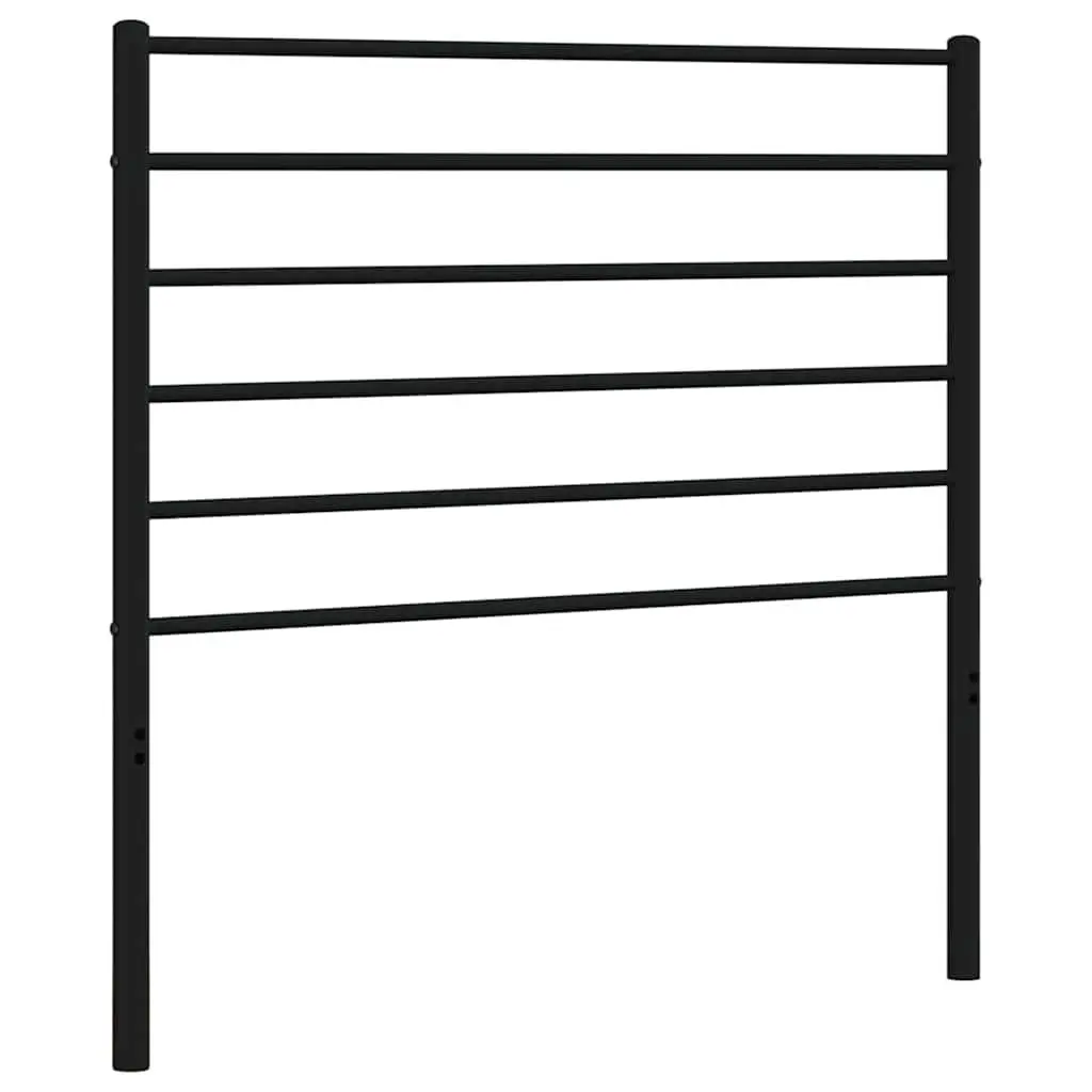 Black Metal Headboard 107cm for Home Use