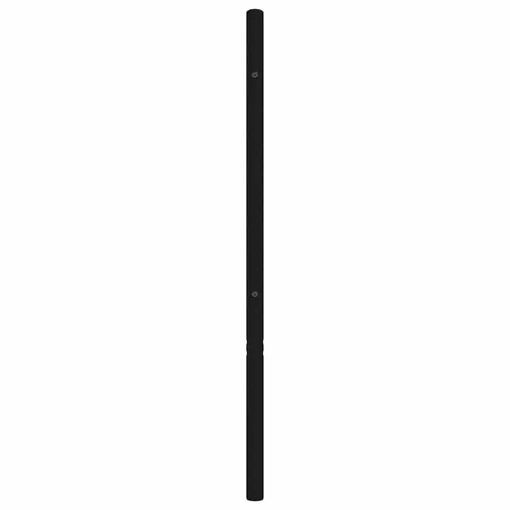Black Metal Headboard 107cm for Home Use