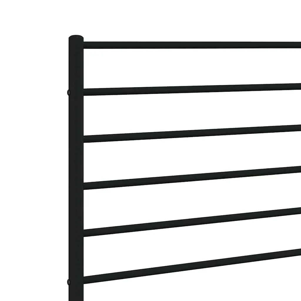 Black Metal Headboard 107cm for Home Use