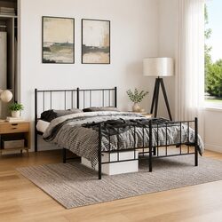 Metal Bed Frame 150x200 cm: Perfect for Modern Living