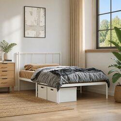 Versatile King Single Metal Bed Frame for Any Space