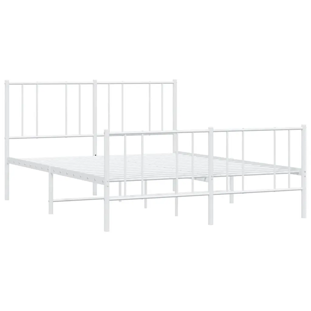 White Metal Bed Frame for Any Bedroom