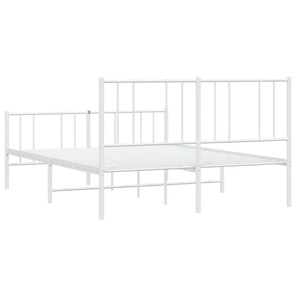 White Metal Bed Frame for Any Bedroom