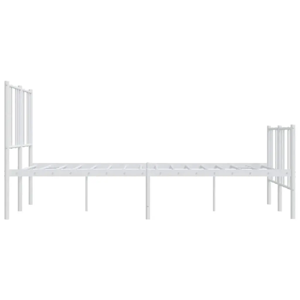 White Metal Bed Frame for Any Bedroom