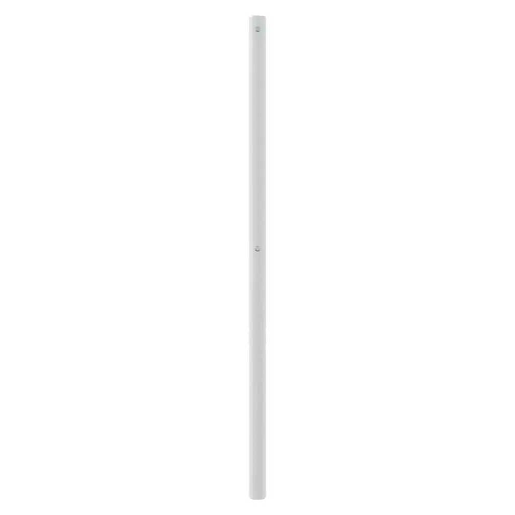 White Metal Headboard 135cm Sturdy Steel Construction for Bedroom Bed Frame
