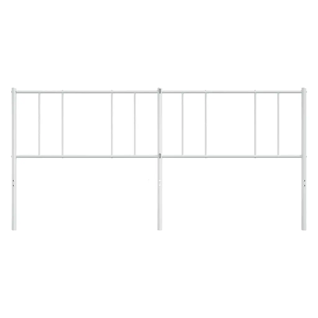 Metal Headboard White 180cm Bedroom Bed Frame Head Support Stylish Design