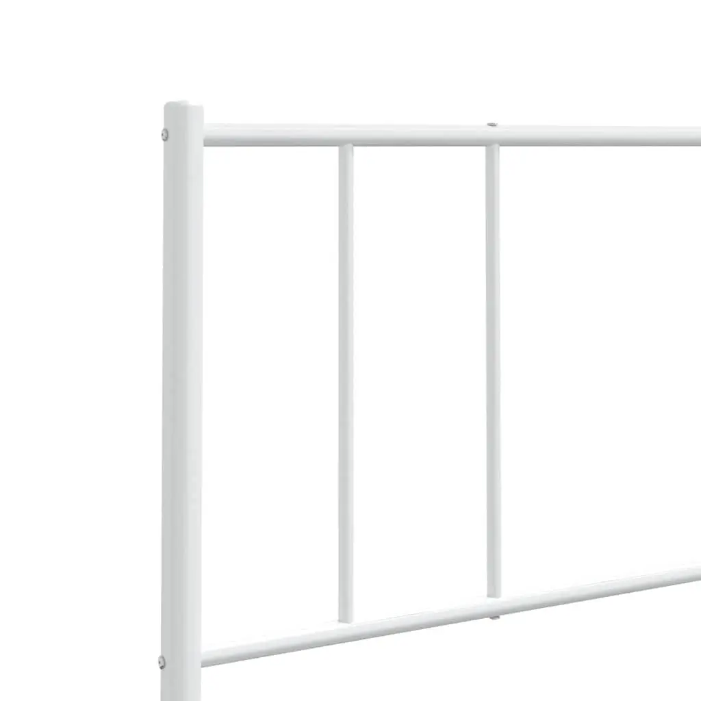 Metal Headboard White 180cm Bedroom Bed Frame Head Support Stylish Design