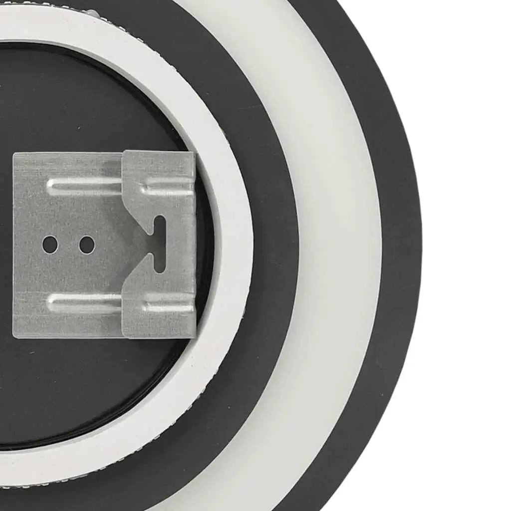 LED Bathroom Mirror Round 40cm Transparent Waterproof Wall Mount Ambient Lighting