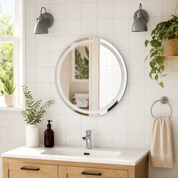 60cm Round LED Bathroom Mirror