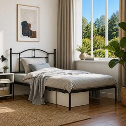 Practical King Single Metal Bed Frame for Your Bedroom