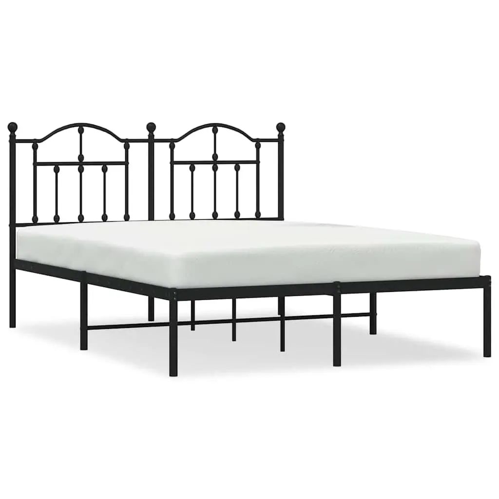 Metal Bed Frame 150x200 cm for Maximum Comfort