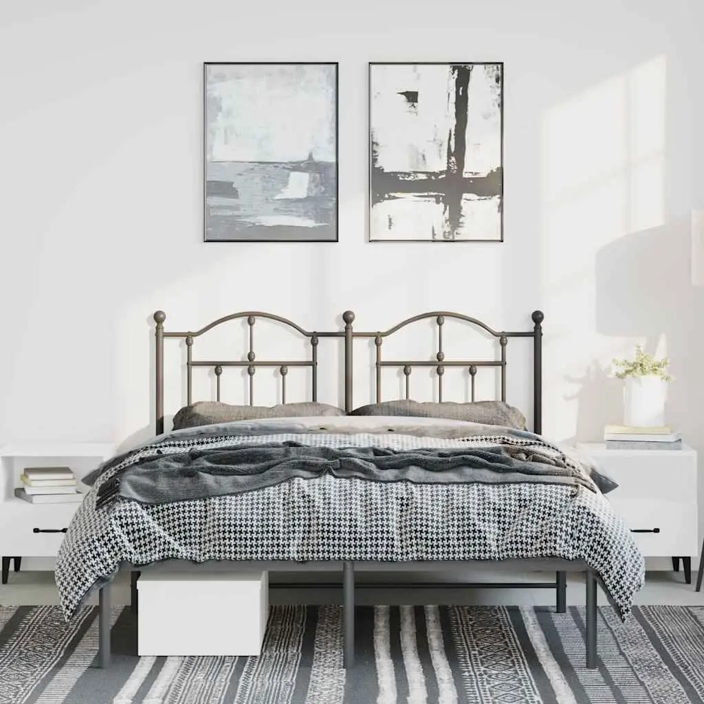 Metal Bed Frame 150x200 cm for Maximum Comfort