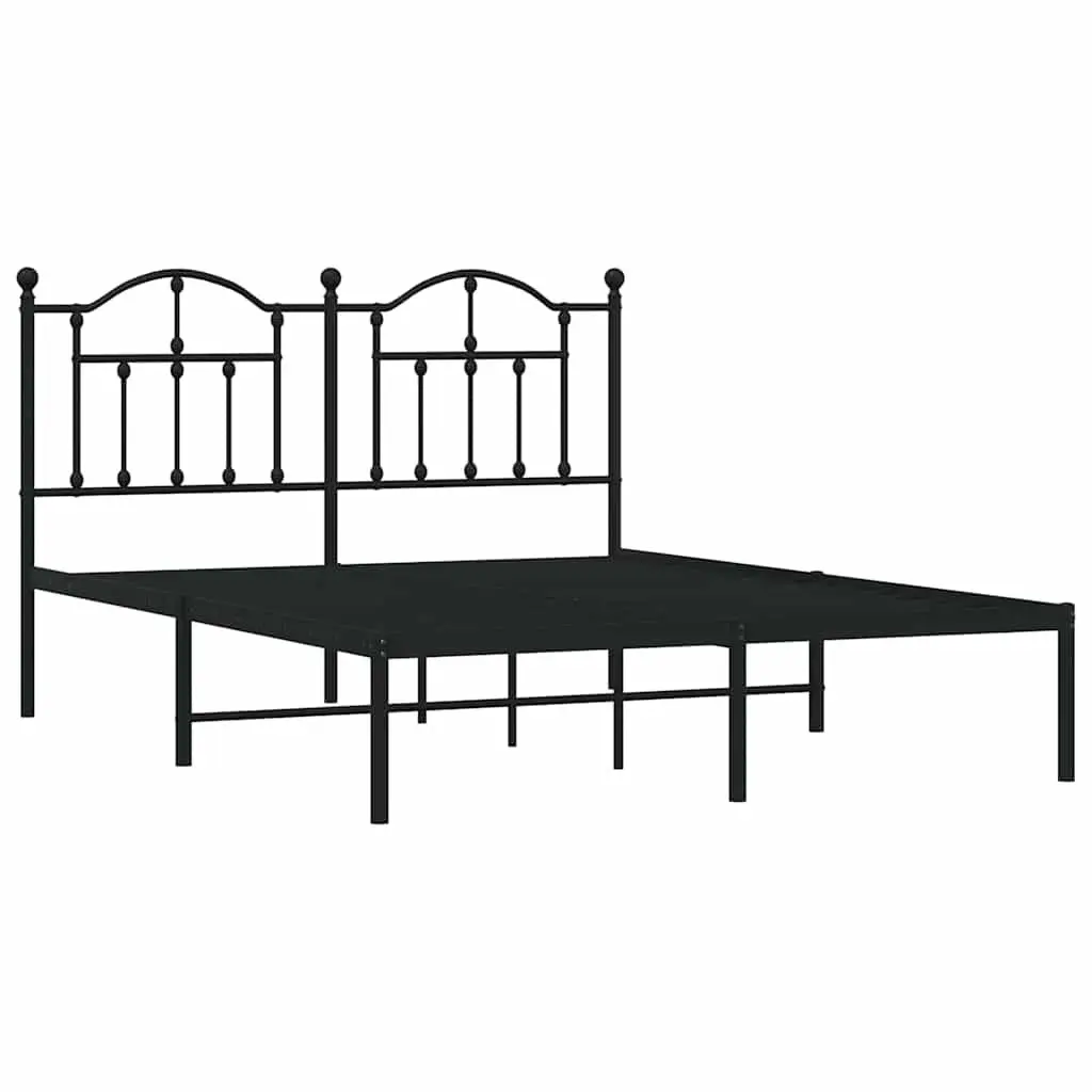 Metal Bed Frame 150x200 cm for Maximum Comfort