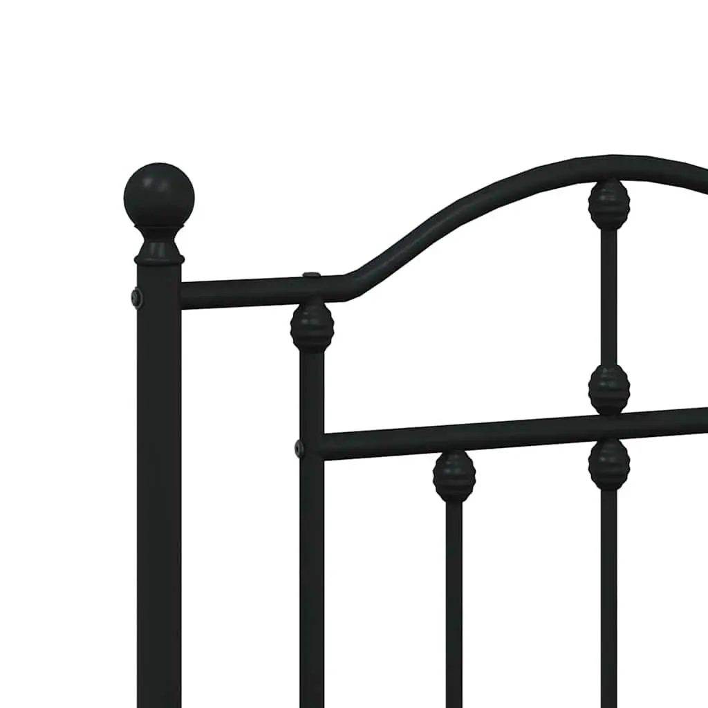 Metal Bed Frame 150x200 cm for Maximum Comfort