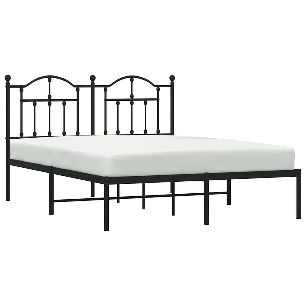 Metal Bed Frame 150x200 cm for Maximum Comfort