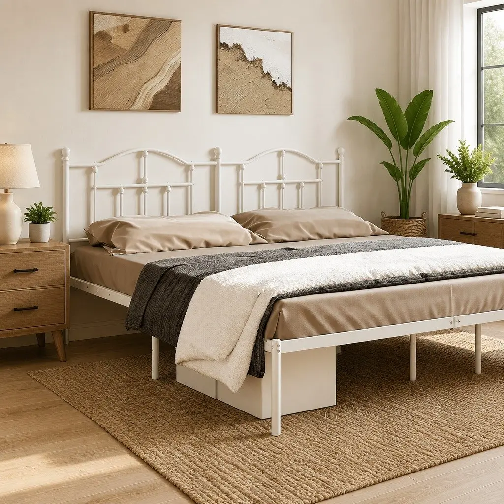 Metal Headboard 180cm for Bedroom Use