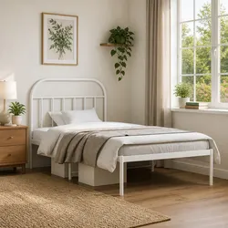 Practical King Single Metal Bed Frame for Everyday Use