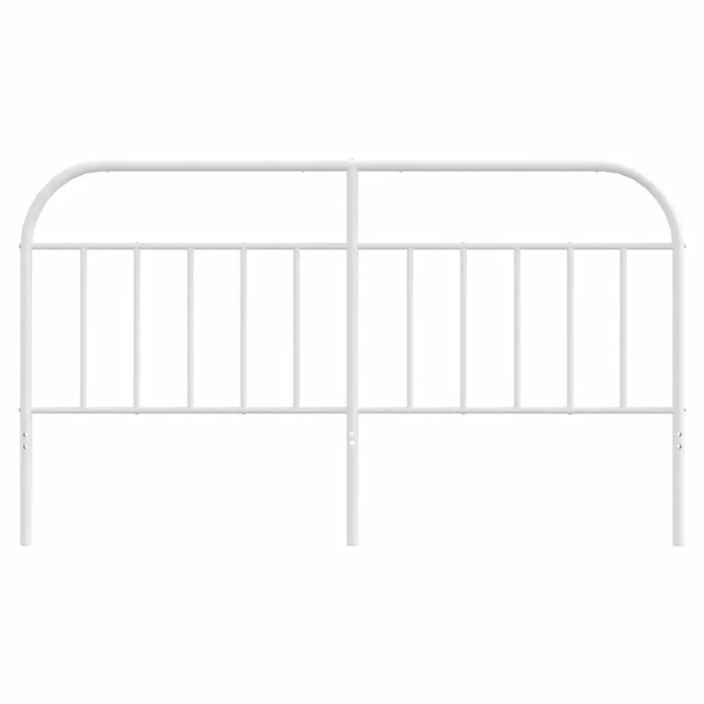 Metal Headboard White 180cm Bedroom Bed Header Steel Frame Support