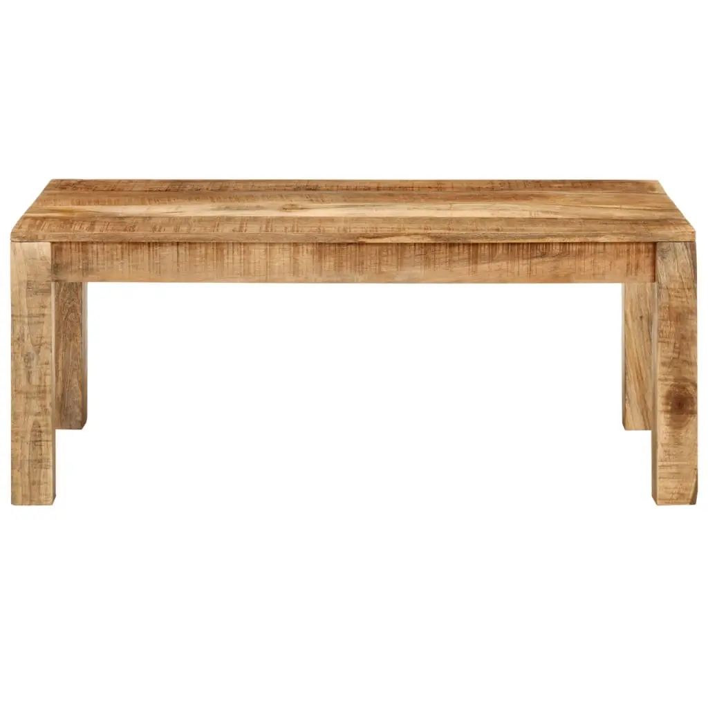 Rustic Vintage Coffee Table Solid Mango Wood Brown 100x55x40 cm Living Room