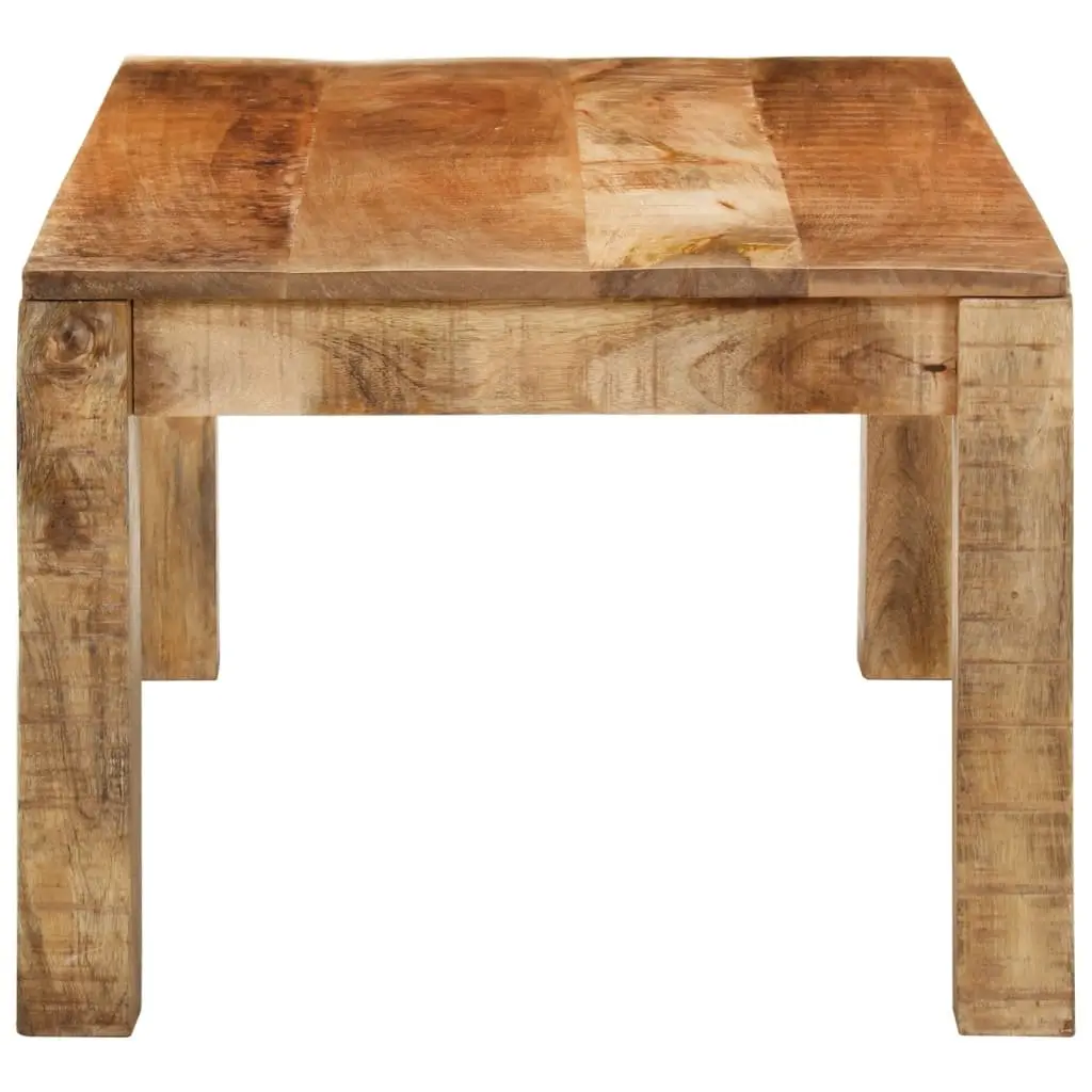 Rustic Vintage Coffee Table Solid Mango Wood Brown 100x55x40 cm Living Room