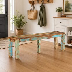 Wooden Bench 160x35x46cm for Home Use