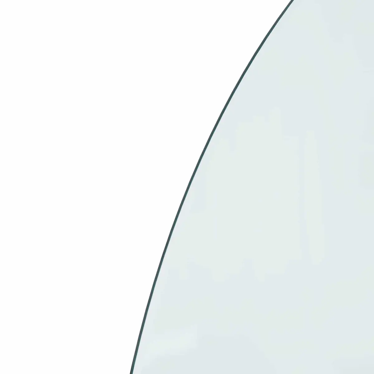 Hearth Pad Glass Floor Protection Tempered Transparent 800x500mm