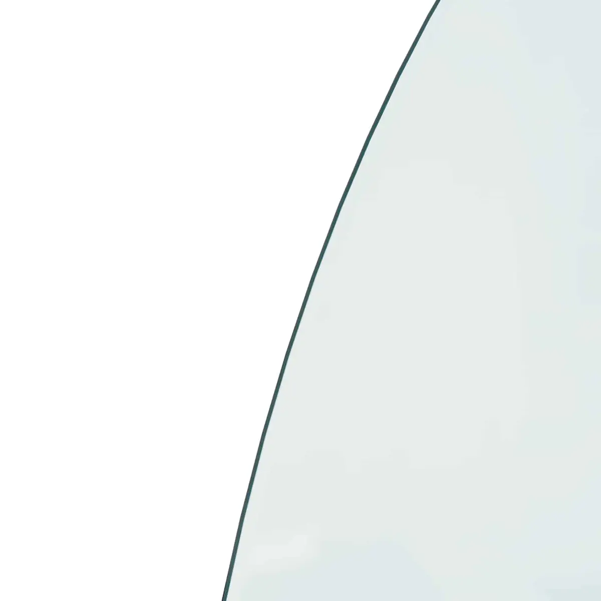 Fireplace Hearth Pad Tempered Glass 800 x 600 mm Transparent Heat Resistant Floor