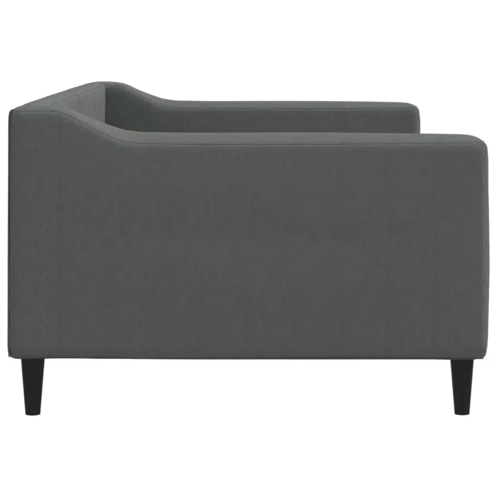 Day Bed Sofa Bed Grey Fabric 90x190cm Sleeper Couch Guest Bedroom Living Room
