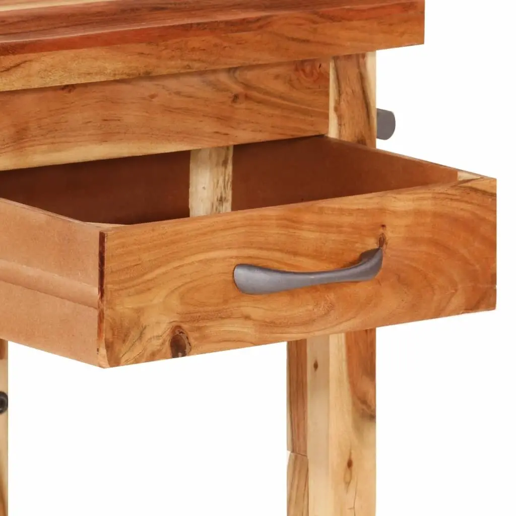 Kitchen Trolley 55x55x89cm with Casters and Storage