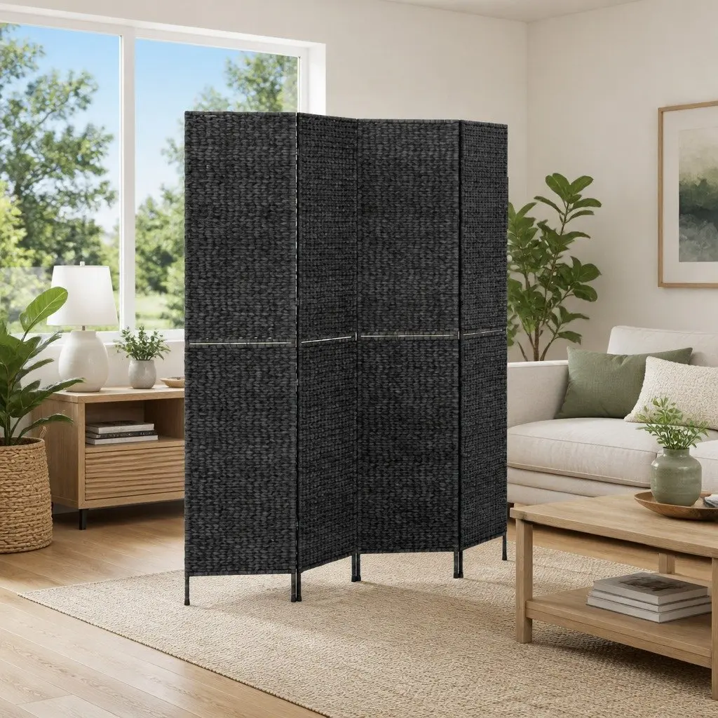 4-Panel Folding Room Divider for Home Use