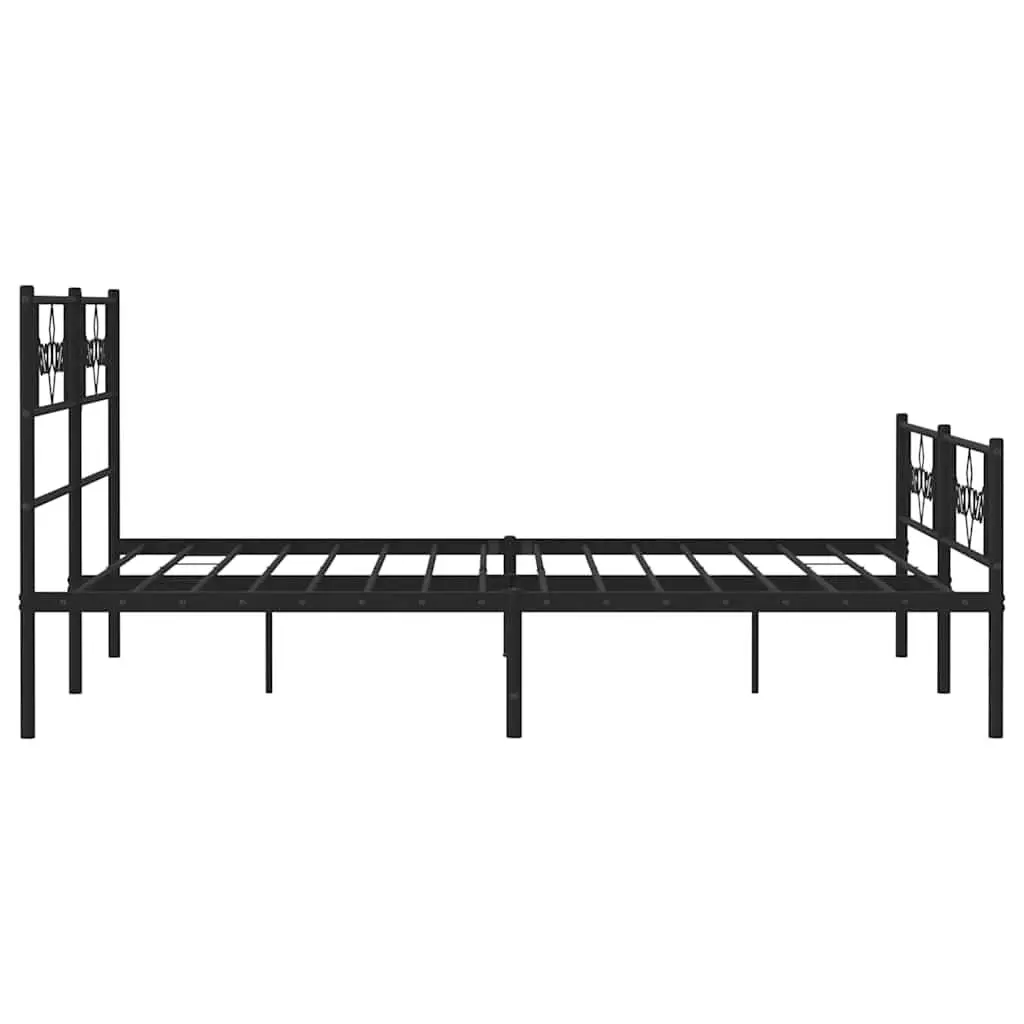 Metal Bed Frame 135x190 cm Suits Any Bedroom