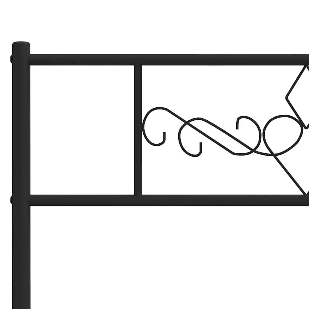 Metal Bed Frame 135x190 cm Suits Any Bedroom