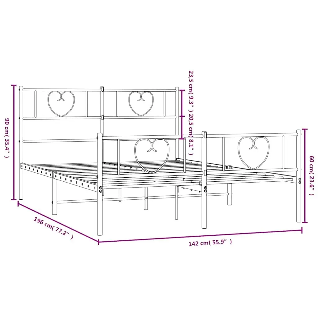 Metal Bed Frame for Various Home Settings