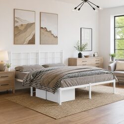 Functional Metal Bed Frame 150x200 cm for Your Bedroom