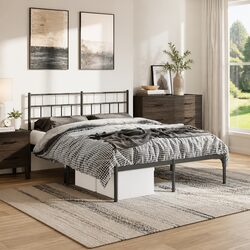 Practical Metal Bed Frame for Everyday Use