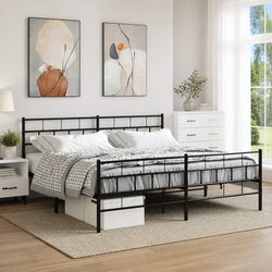 Practical King Size Metal Bed Frame for Everyday Use