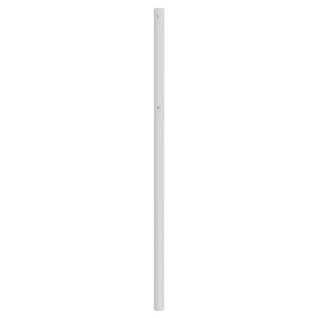 White Metal Headboard 90cm Powder Coated Steel Frame with Back Support