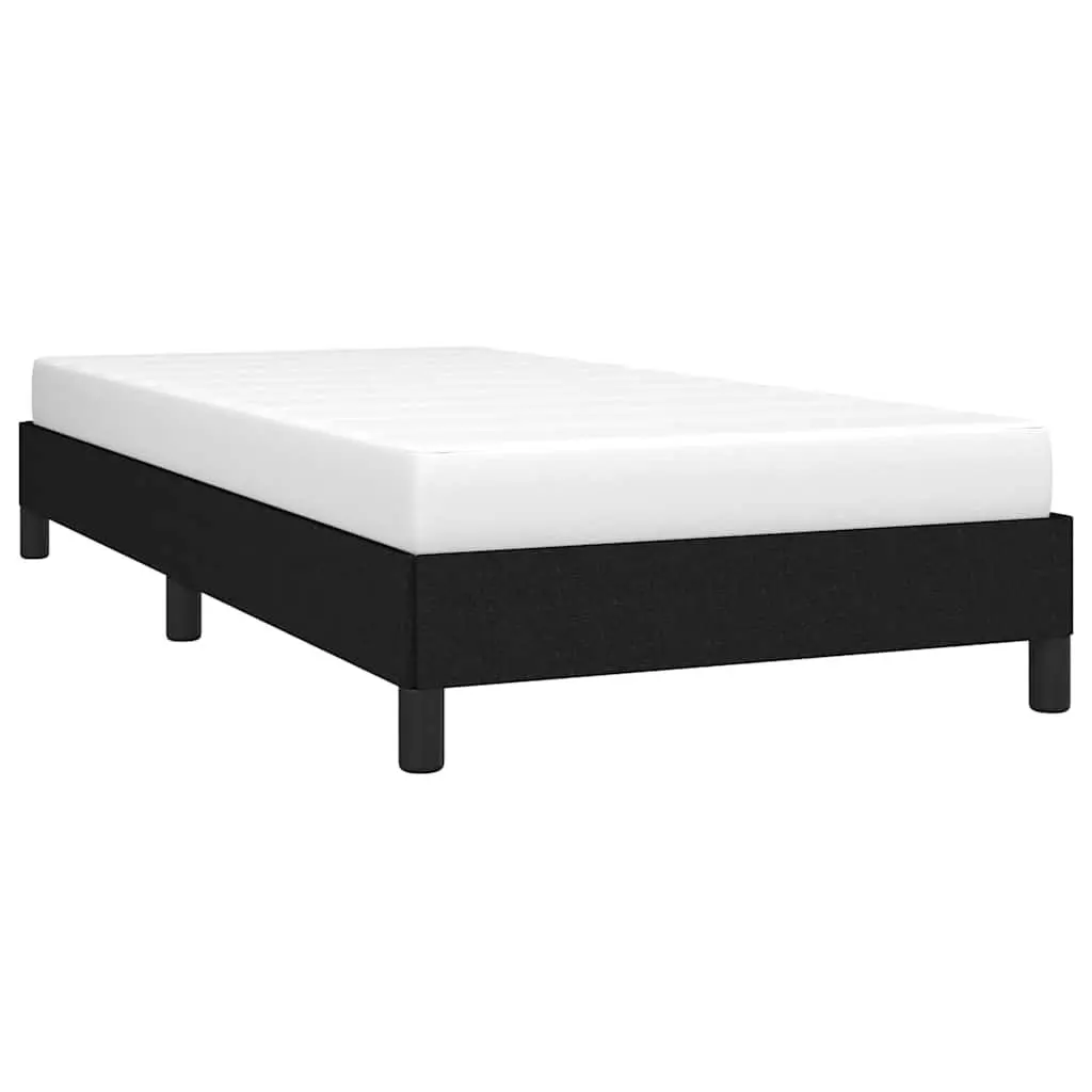 King Single Bed Frame Black Fabric Upholstered Platform Bedroom Furniture