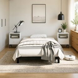 Black Velvet King Single Bed Frame for Every Bedroom