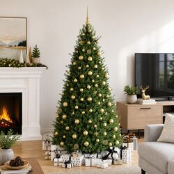 111-Piece Gold Bauble Set for Festive Decorating