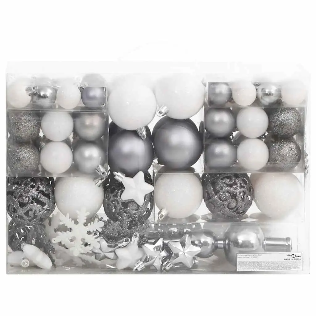 111-Piece Bauble Set for Holiday Decorating