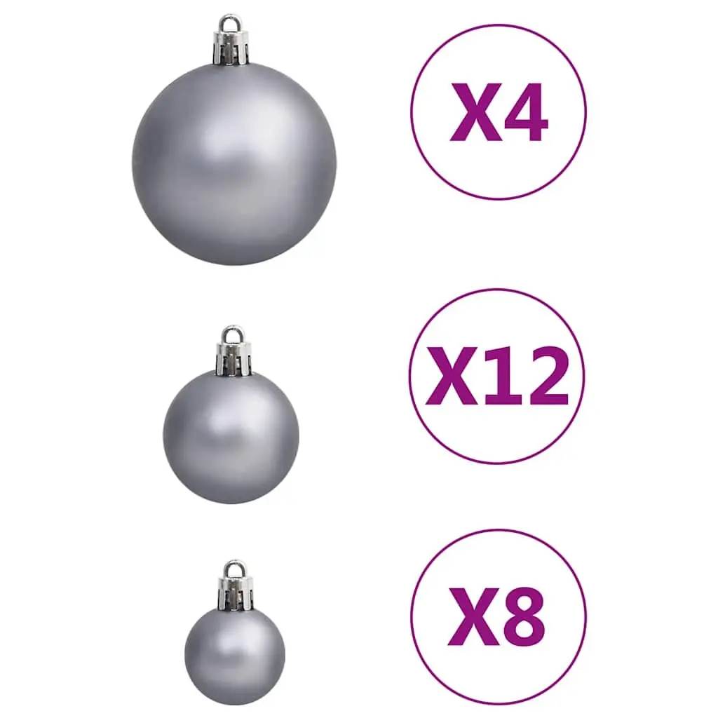 111-Piece Bauble Set for Holiday Decorating