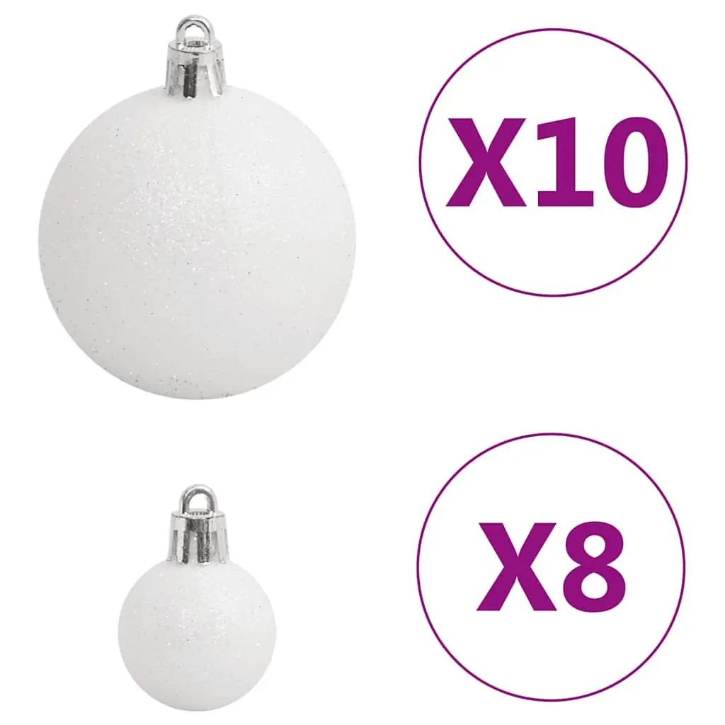 111-Piece Bauble Set for Holiday Decorating