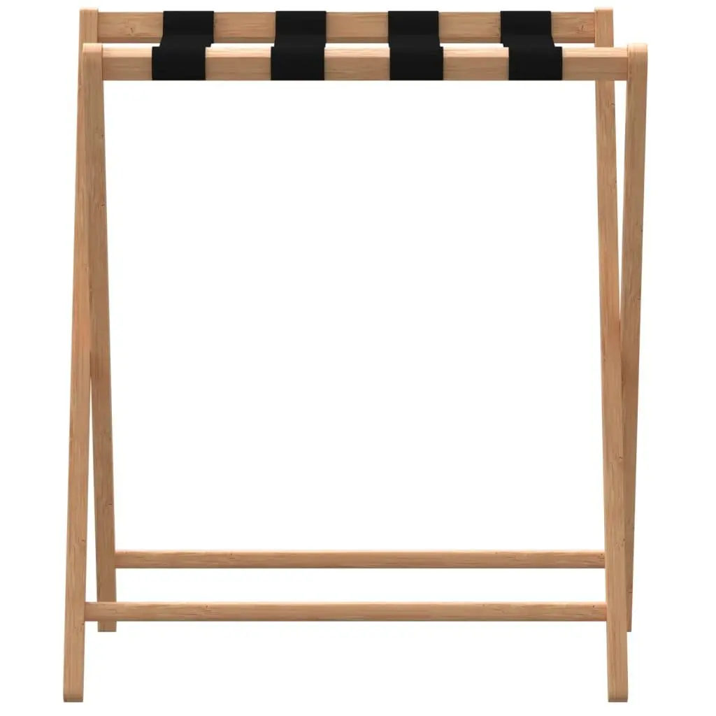 Bamboo Luggage Rack for Home Organization