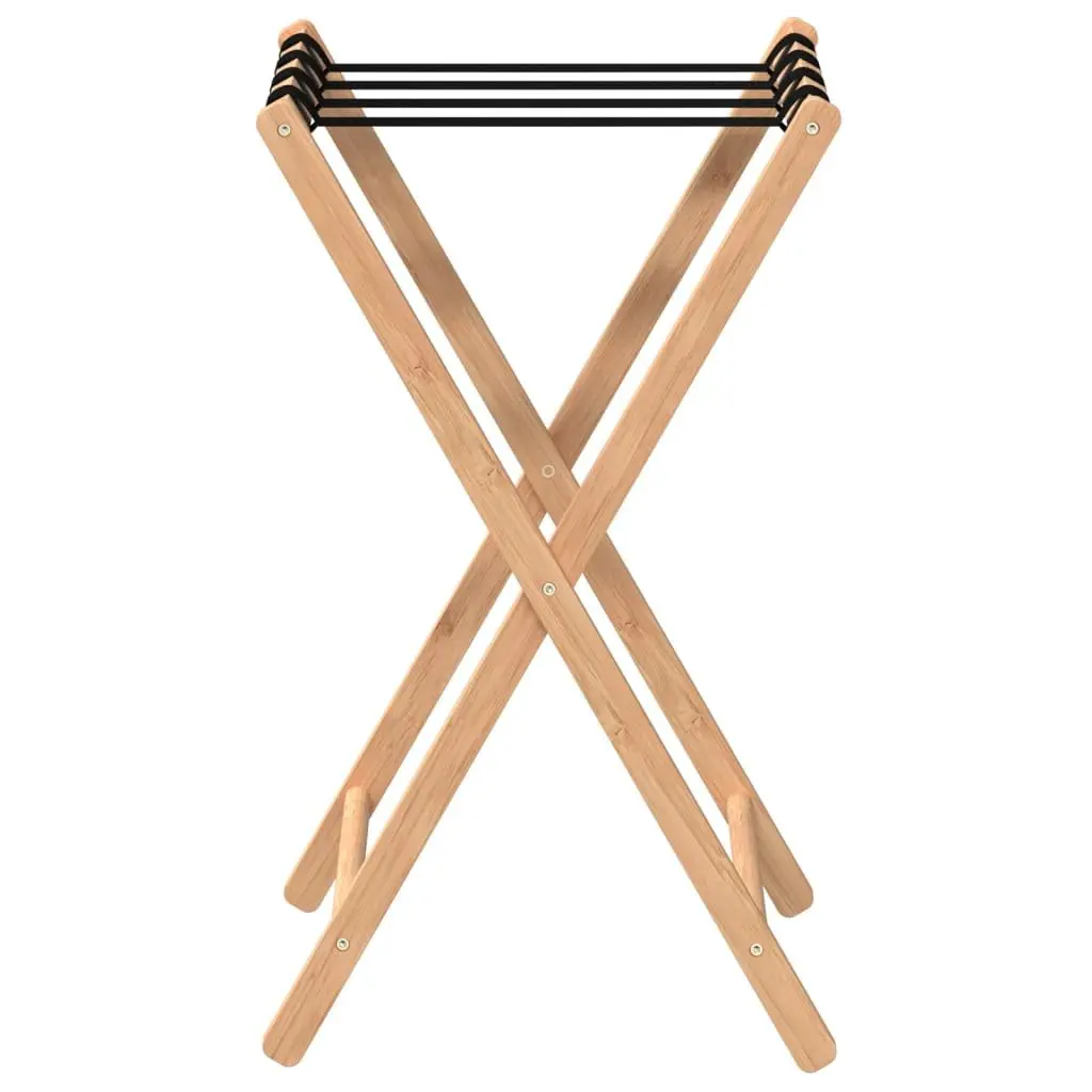 Bamboo Luggage Rack for Home Organization