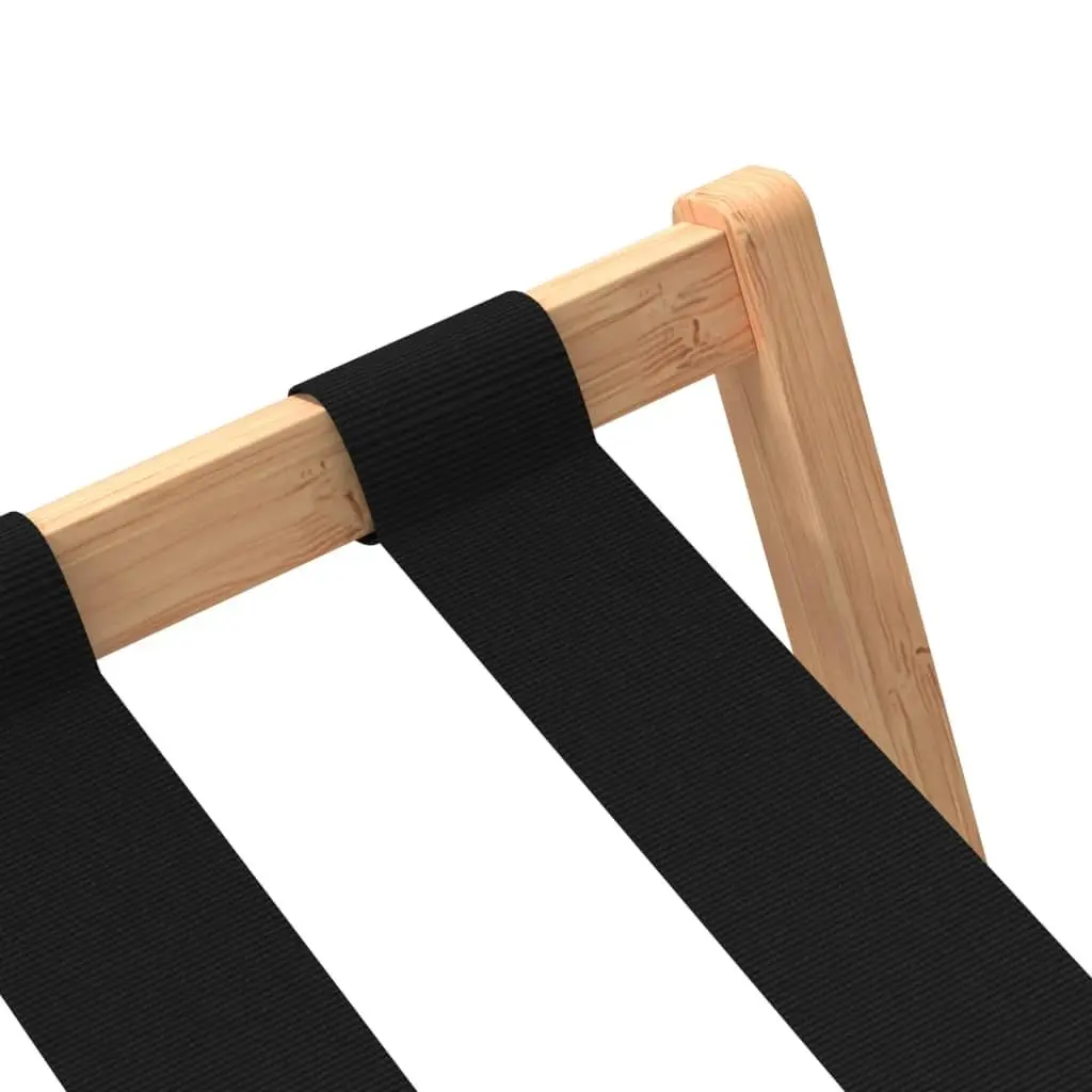 Bamboo Luggage Rack for Home Organization