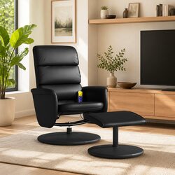 Comfortable Massage Recliner with Footrest for Home