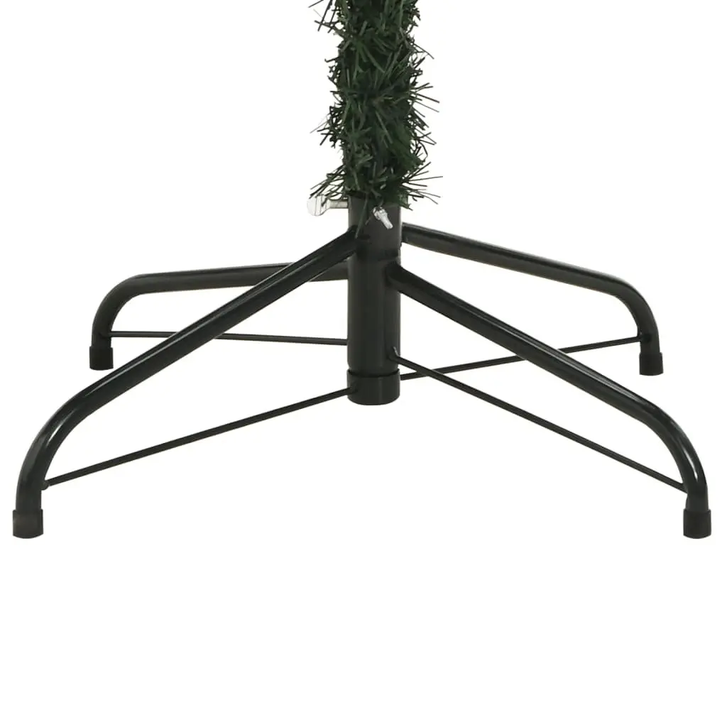 Artificial Christmas Tree Hinged Construction 180cm Green PE Tips Cones